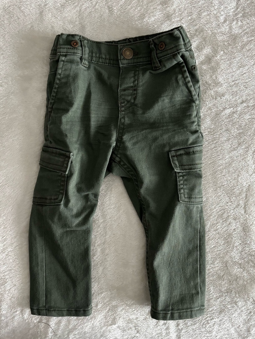 H&M Olive Green Kids Cargo Pants